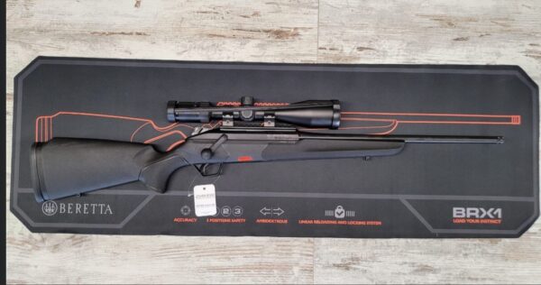 Screenshot_20251101_105433_Instagram 1714.00 CHF 4 I 4% BERETTA Carabine a réarmement linéaire Modèle: BRX1 Cal.30-06 Sprg Canon de 51 cm (martelé à froid) avec filetage M14x1 Chargeur amovible 5 coups Crosse composite ambidextre noire avec grip gris Plaque de couche Extralight Canons interchangeables Levier de culasse modulable pour Droitier ou Gaucher Tête de culasse à 8 tenons Sécurité manuelles 3 positions Embase rail picatinny Détente réglable Poids: 3.2 kg Vendue sans lunette; Zeiss V4 3-12*56 (60); 1'240,- CHF Disponible sur commande1714.00 CHF 4 I 4% BERETTA Carabine a réarmement linéaire Modèle: BRX1 Cal.30-06 Sprg Canon de 51 cm (martelé à froid) avec filetage M14x1 Chargeur amovible 5 coups Crosse composite ambidextre noire avec grip gris Plaque de couche Extralight Canons interchangeables Levier de culasse modulable pour Droitier ou Gaucher Tête de culasse à 8 tenons Sécurité manuelles 3 positions Embase rail picatinny Détente réglable Poids: 3.2 kg Vendue sans lunette; Zeiss V4 3-12*56 (60); 1'240,- CHF € Disponible sur commande