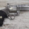Revolver Colt Anaconda 4" - Occasion (excellent état) Calibre : 44 Remington Magnum Prix: 1'700, - CHF / €   Caractéristiques Techniques :  ﻿﻿Marque : Colt ﻿﻿Modèle : Anaconda ﻿﻿Calibre : 44 Rem Mag ﻿﻿Fonctionnement : Revolver double action / simple action (DA/SA) ﻿﻿Longueur de canon: 4" ﻿﻿Capacité : 6 coups ﻿﻿Matière : Construction tout acier finition, inox/polie selon série ﻿﻿Organes de visée : Guidon fixe / hausse réglable match ﻿﻿Ergonomie : Poignée confortable, adaptée au tir de stand